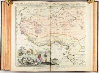 Homannischer Atlas von Hundert Landkarten darinne die Erdkugel mit allen ihren Theilen geographisch vorgestellet und nach dem Unterschied der Reiche und Staaten deutlich illuminiret worden. Nebst einer Einleitung in die mathematische, natürliche und historische Geographie.