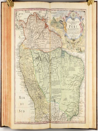 Homannischer Atlas von Hundert Landkarten darinne die Erdkugel mit allen ihren Theilen geographisch vorgestellet und nach dem Unterschied der Reiche und Staaten deutlich illuminiret worden. Nebst einer Einleitung in die mathematische, natürliche und historische Geographie.