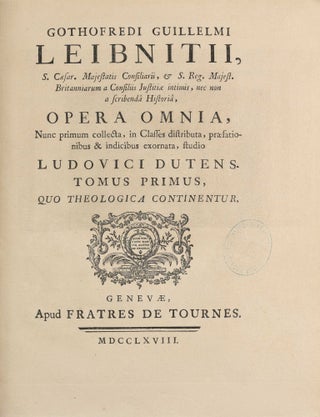 Item #003847 Opera omnia, nunc primum collecta, in classes distributa, praefationibus & indicibus...