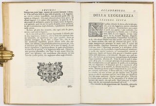Lezioni Accademiche ... Lettore delle Mattematiche nello Studio di Firenze e Accademico della Crusca, edited by Tommaso Bonaventuri.