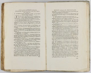 Experiments and Observations on different kinds of Air. Three volumes.