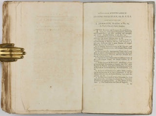Experiments and Observations on different kinds of Air. Three volumes.