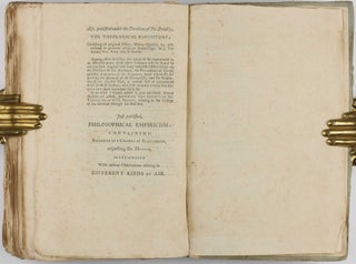 Experiments and Observations on different kinds of Air. Three volumes.