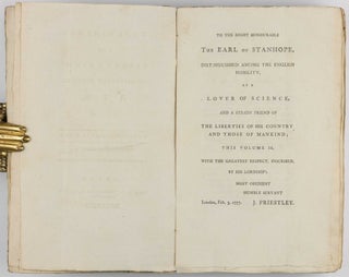 Experiments and Observations on different kinds of Air. Three volumes.