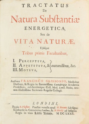 Item #003855 Tractatus de natura substantiae energetica, seu vita naturae, ejusque tribus primis...