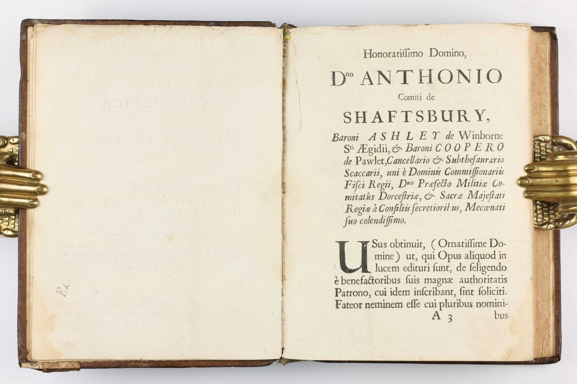 Tractatus de natura substantiae energetica, seu vita naturae, ejusque  tribus primis facultatibus, I. perceptiva, II. appetitiva, III. motiva, &  naturalibus, &c, Francis GLISSON