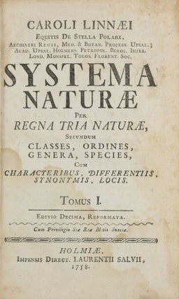 Item #003857 Systema naturae per regna tria naturae, secundum classes, ordines, genera, species,...