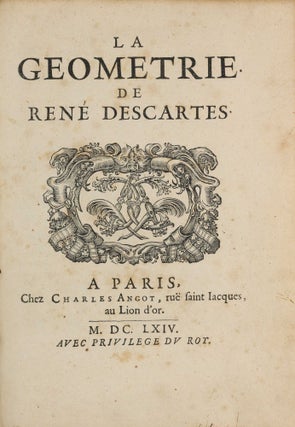 Item #003859 La geometrie de René Descartes. Rene DESCARTES
