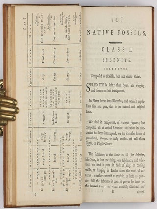 Fossils arranged according to their obvious characters; with their history and description; under the articles of form, hardness, weight, surface, colour, and qualities. . .