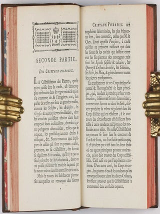Essai de Cristallographie, ou Description des Figures Géométriques, Propres à différens Corps du Regne Minéral, connus vulgairement sous le nom de Cristaux.