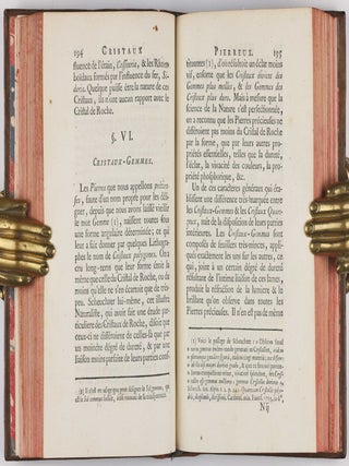 Essai de Cristallographie, ou Description des Figures Géométriques, Propres à différens Corps du Regne Minéral, connus vulgairement sous le nom de Cristaux.