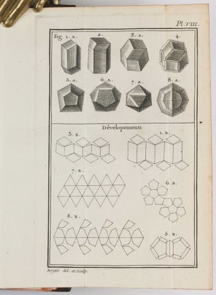 Essai de Cristallographie, ou Description des Figures Géométriques, Propres à différens Corps du Regne Minéral, connus vulgairement sous le nom de Cristaux.