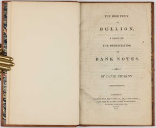 The high price of bullion, a proof of the depreciation of bank notes.