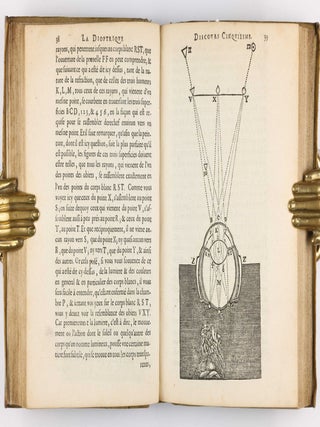 Discours de la méthode pour bien conduire sa raison, & chercher la verité dans les sciences. Plus la dioptrique. Et les météores. Qui sont des essais de cete Methode. Jouxte la copie imprimée à Leyde.