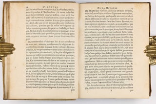 Discours de la méthode pour bien conduire sa raison, & chercher la verité dans les sciences. Plus la dioptrique. Et les météores. Qui sont des essais de cete Methode. Jouxte la copie imprimée à Leyde.
