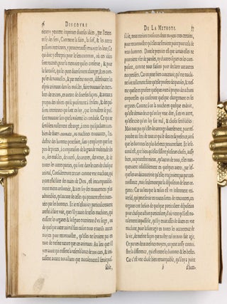 Discours de la méthode pour bien conduire sa raison, & chercher la verité dans les sciences. Plus la dioptrique. Et les météores. Qui sont des essais de cete Methode. Jouxte la copie imprimée à Leyde.