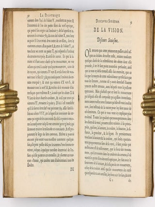 Discours de la méthode pour bien conduire sa raison, & chercher la verité dans les sciences. Plus la dioptrique. Et les météores. Qui sont des essais de cete Methode. Jouxte la copie imprimée à Leyde.