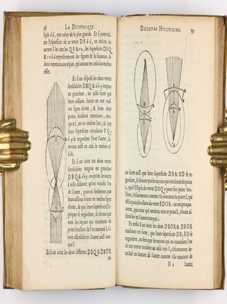 Discours de la méthode pour bien conduire sa raison, & chercher la verité dans les sciences. Plus la dioptrique. Et les météores. Qui sont des essais de cete Methode. Jouxte la copie imprimée à Leyde.