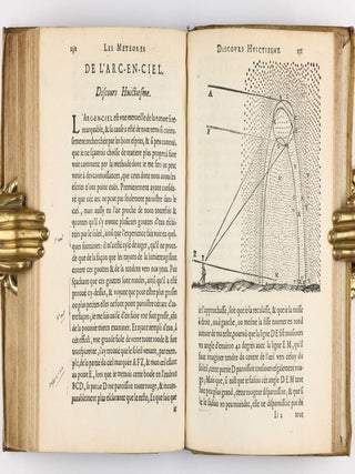 Discours de la méthode pour bien conduire sa raison, & chercher la verité dans les sciences. Plus la dioptrique. Et les météores. Qui sont des essais de cete Methode. Jouxte la copie imprimée à Leyde.