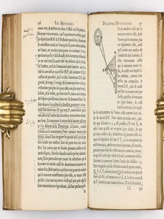 Discours de la méthode pour bien conduire sa raison, & chercher la verité dans les sciences. Plus la dioptrique. Et les météores. Qui sont des essais de cete Methode. Jouxte la copie imprimée à Leyde.