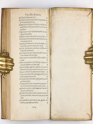 Discours de la méthode pour bien conduire sa raison, & chercher la verité dans les sciences. Plus la dioptrique. Et les météores. Qui sont des essais de cete Methode. Jouxte la copie imprimée à Leyde.