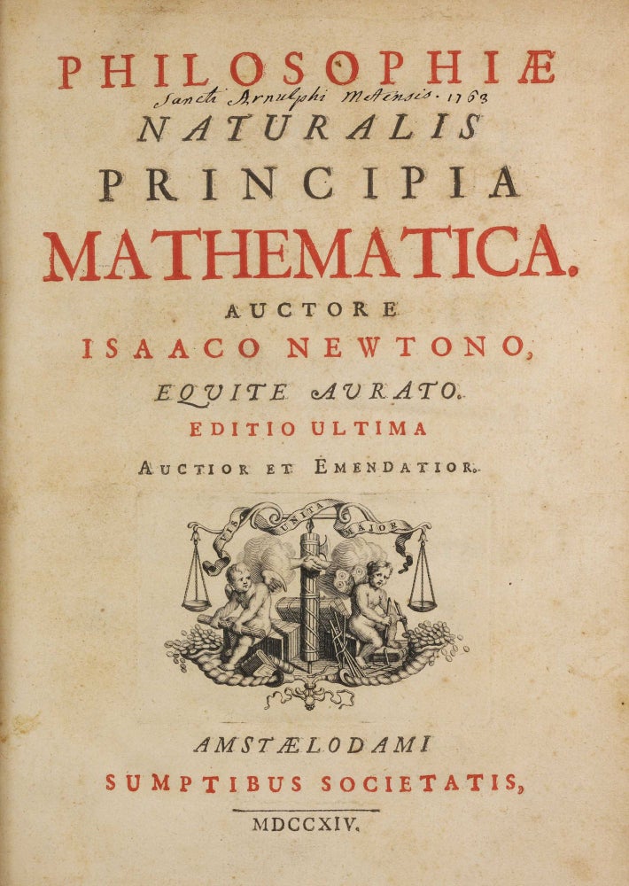 Item #003898 Philosophiae Naturalis Principia Mathematica. Isaac NEWTON.