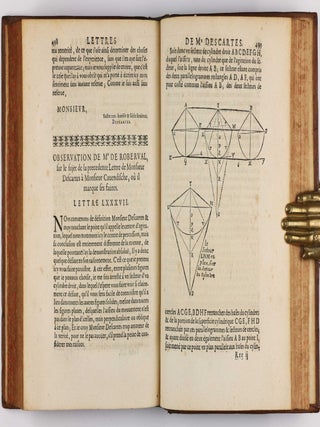 Lettres de Mr Descartes où sont traitées plusieurs belles questions touchant la morale, physique, médecine et les mathématiques. Nouvelle édition revue et augmentée.