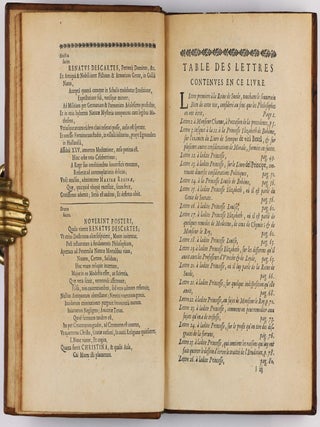 Lettres de Mr Descartes où sont traitées plusieurs belles questions touchant la morale, physique, médecine et les mathématiques. Nouvelle édition revue et augmentée.