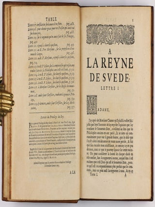 Lettres de Mr Descartes où sont traitées plusieurs belles questions touchant la morale, physique, médecine et les mathématiques. Nouvelle édition revue et augmentée.