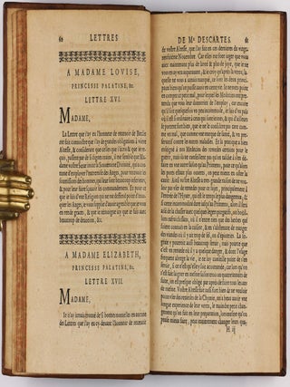 Lettres de Mr Descartes où sont traitées plusieurs belles questions touchant la morale, physique, médecine et les mathématiques. Nouvelle édition revue et augmentée.