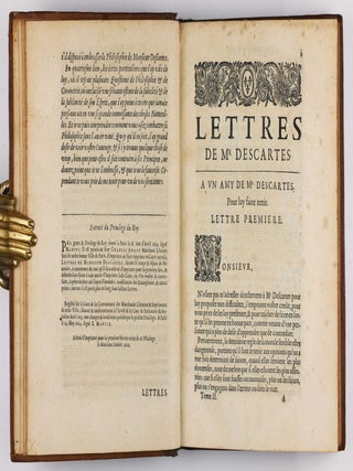 Lettres de Mr Descartes où sont traitées plusieurs belles questions touchant la morale, physique, médecine et les mathématiques. Nouvelle édition revue et augmentée.