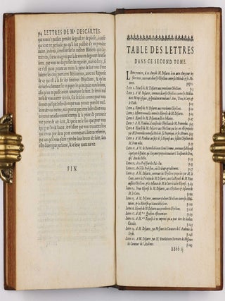 Lettres de Mr Descartes où sont traitées plusieurs belles questions touchant la morale, physique, médecine et les mathématiques. Nouvelle édition revue et augmentée.