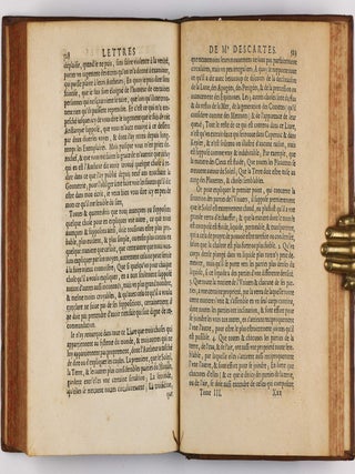 Lettres de Mr Descartes où sont traitées plusieurs belles questions touchant la morale, physique, médecine et les mathématiques. Nouvelle édition revue et augmentée.