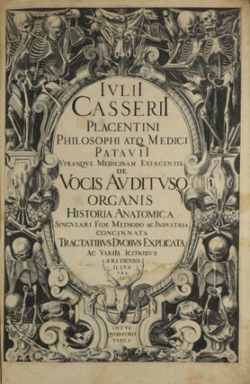 Item #003901 De Vocis Auditusque Organis Historia Anatomica. Tractatibus Duobus Explicata ac...