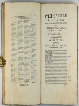 De Vocis Auditusque Organis Historia Anatomica. Tractatibus Duobus Explicata ac Variis Iconibus Aere Excusis Illustrata.