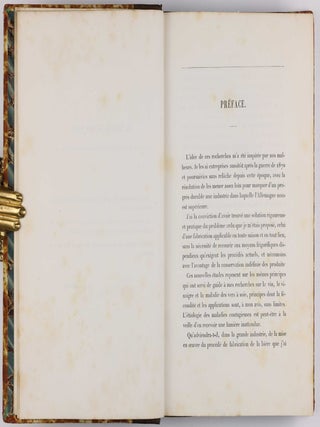 Études sur la Bière, ses Maladies, causes qui les provoquent procédé pour la rendre inaltérable, avec une Théorie nouvelle de la Fermentation.