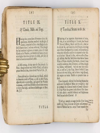 The General History of the Air, designed and begun by the Honble Robert Boyle Esq.