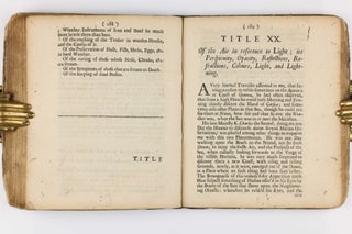 The General History of the Air, designed and begun by the Honble Robert Boyle Esq.