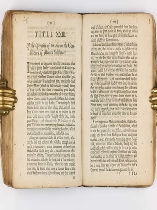 The General History of the Air, designed and begun by the Honble Robert Boyle Esq.