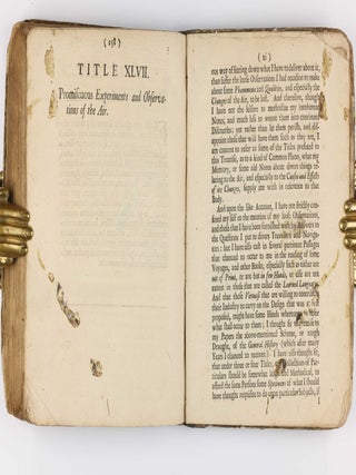 The General History of the Air, designed and begun by the Honble Robert Boyle Esq.