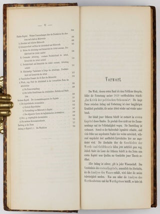 Das Kapital, Kritik der politischen Oekonomie. Vol. 1: Der Produktionsprocess des Kapitals.