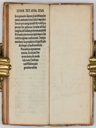 Liber octo questionum, quas illi dissoluendas proposuit Maximilianus Caesar.