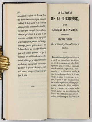 De la nature de la richesse et de l'origine de la valeur.