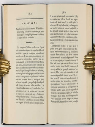 De la nature de la richesse et de l'origine de la valeur.
