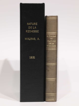 De la nature de la richesse et de l'origine de la valeur.