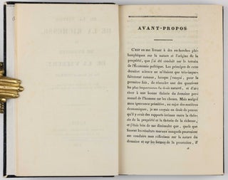De la nature de la richesse et de l'origine de la valeur.