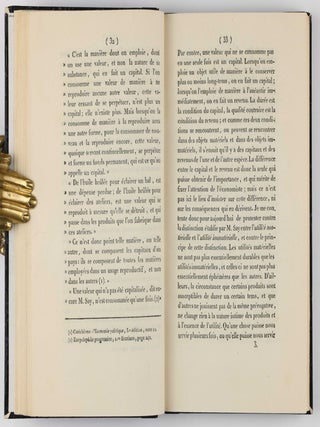 De la nature de la richesse et de l'origine de la valeur.