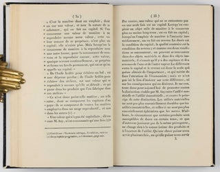 De la nature de la richesse et de l'origine de la valeur.