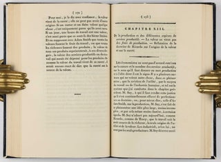 De la nature de la richesse et de l'origine de la valeur.