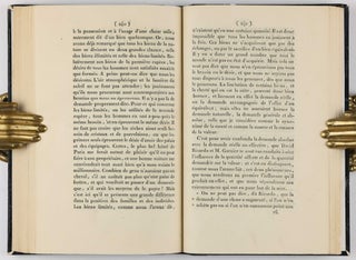 De la nature de la richesse et de l'origine de la valeur.